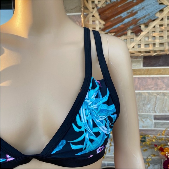 LA Hearts Strappy Floral Bikini‎ Top - Picture 4 of 11